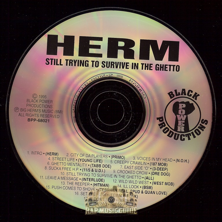 HERM/TRYING TO SURVIVE〜/G-RAP Herm – Still Trying To Survive In The Ghetto – CD (Album